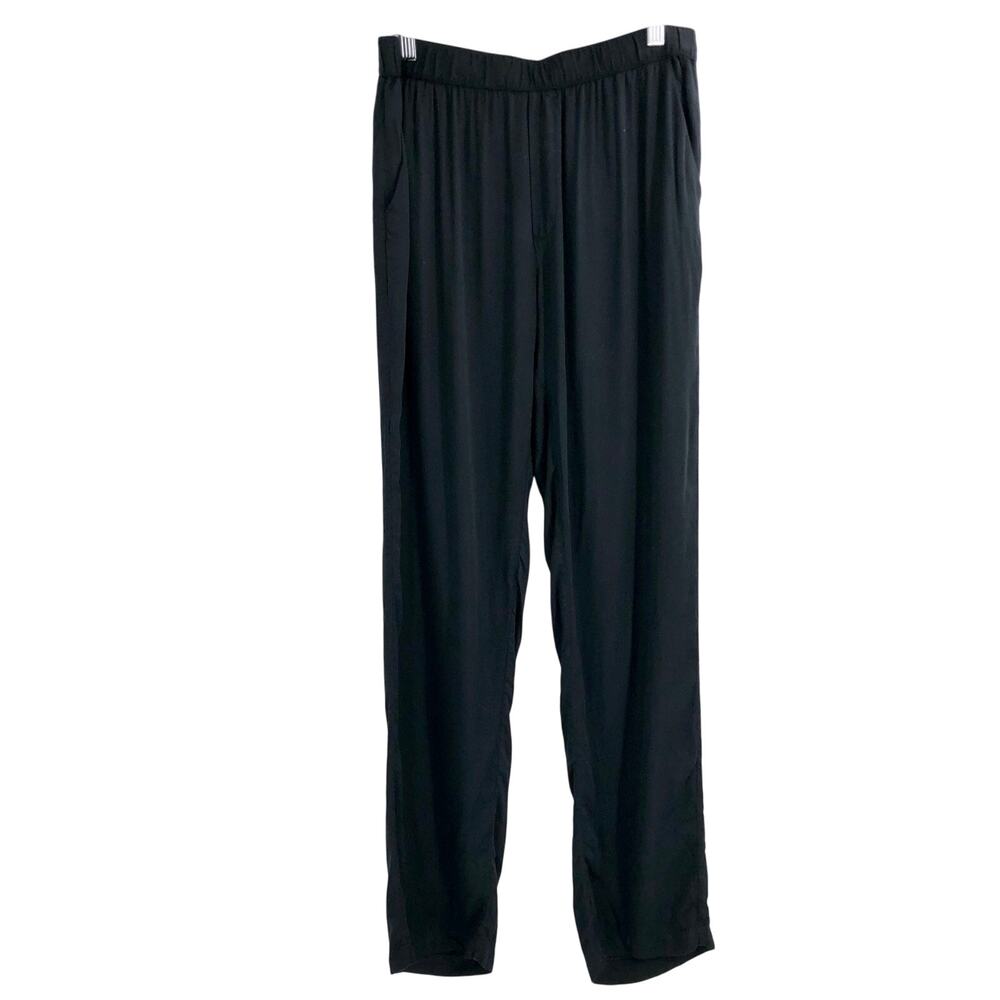 Neu Nomads Black Pull on Jogger Lightweight Pants 100% Modal Elastic Waist Pants